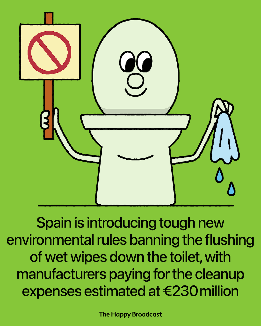 Spain to Ban Flushing Wet Wipes and Hold Makers Accountable