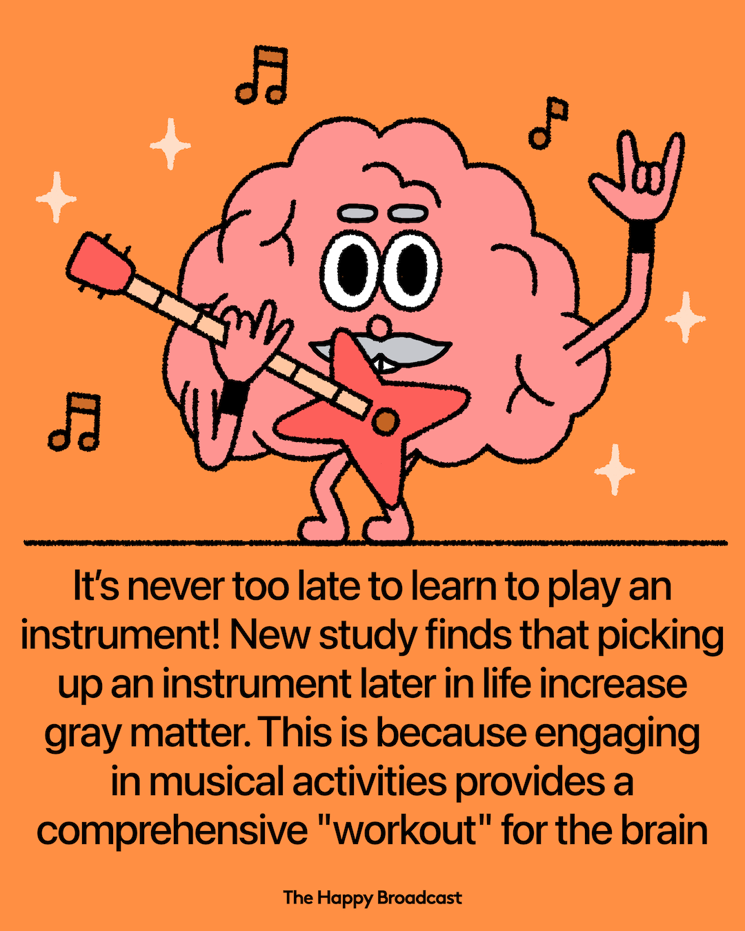 It’s Never Too Late To Start Playing An Instrument: Brain Gains